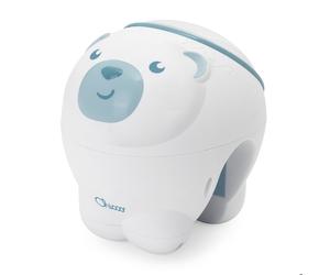 Proiettore da Lettino e Comodino Chicco Orso Polare Blu