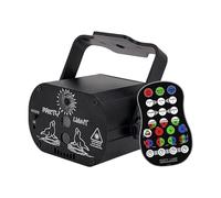 Proiettore da palco stroboscopico a LED RGB attivato dal suono della luce da discoteca ricaricabile for DJ for feste di compleanno, matrimoni, bar, Natale