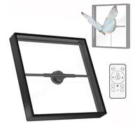 Proiettore dell'ologramma 3D per l'esposizione di pubblicità, 352 perle della luce del LED, copertura e staffa della lega di alluminio, 45 x 45cm per il negozio, bar, mostra