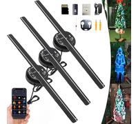 Proiettore dell'ologramma del fan 3d, ologrammi di fantasia, ha condotto l'albero di Natale dell'ologramma, albero di Natale dell'olog