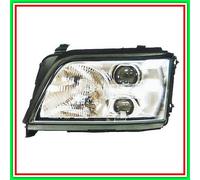 Proiettore Destro H1-H1-H3 Manuale-Elettrico Con Fendinebbia Audi A6-(Anno 1994-
