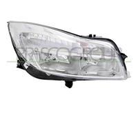 Proiettore Destro H1+h7 Elettrico Con Motore Opel/vauxhall Insignia A 2009-2013