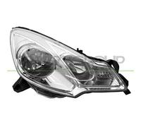 Proiettore Destro H1+h7 Elettrico Cromato Per Citroen C3 Dal 2009 Al 2013