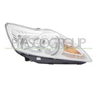 Proiettore Destro H1+h7 Elettrico Cromato Per Ford Focus Dal 2007 Al 2011
