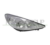 Proiettore Destro H1+h7 Elettrico Cromato Peugeot 206 Plus 2009/2013 Dx 6206p3