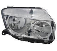 Proiettore Destro H1+h7 Elettrico Senza Motore Cromato Dacia Duster 2010-2013 Dx