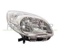 Proiettore Destro H4 Elettrico Cromato Per Renault Kangoo 2013-2021 Lato Destro