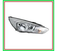 Proiettore Destro H7-H1 Elettrico Con Motore-Cromato Ford Focus-(Anno 2015-2018)