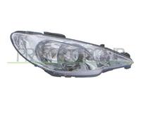 Proiettore Destro H7+h7 Elettrico Senza Motore Peugeot 206 1998/2009 Dx 6205s9
