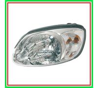 Proiettore Destro Mod H4 Elettrico-Con Fanale Bianco Hyundai Accent-(Anno 2002-2