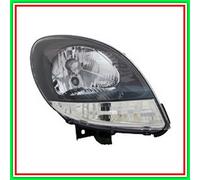 Proiettore Destro Mod H4 Elettrico-Nero-Fanale Bianco-Senza Motore Renault Kango