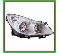 Proiettore Destro Mod H7-H1 Elettrico-Cromato-Senza Motore Opel Corsa D-(Anno 20