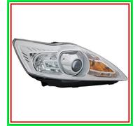 Proiettore Destro Xenon D1S-H1 Elettrico Cromato-Con Motore Ford Focus-(Anno 200