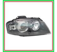 Proiettore Destro Xenon D2S-H7-Hid Elettrico Con Motore Audi A3-(Anno 2003-2008)