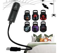 Proiettore Di Halloween - Luce Notturna Di Halloween Rotabile | Decorazione Halloweens A LED A Rotazione A 360 Gradi | Lampada Per Il Soffitto Del Teatro Night Illumination Camera Da Letto Patio