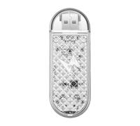 Proiettore di luce per portiera auto, proiettore magnetico a LED con sensore di benvenuto, con ricarica USB, per guida notturna di veicoli, touring, illuminazione per uomini, sicuro per donne