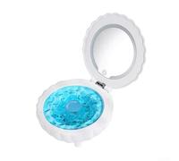 Proiettore di luci boreali, proiettore di luce notturna per camera da letto con altoparlante Bluetooth integrato, lampada d'atmosfera multicolore e rumore bianco, luci notturne con conchiglie (bianco)