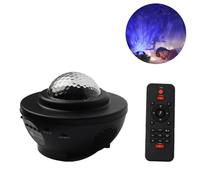 Proiettore di stelle a colori, a tema UFO, controllabile tramite app, con musica Bluetooth, 16 milioni di colori, modalità luce pulsante, ideale per