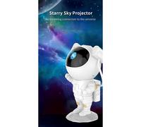 I-TOTAL® - Proiettore a LED effetto cielo stellato, lampada proiettore modello Astronauta, per decorazione ambienti, lampada notturna per bambini, adulti, feste a casa, con cavo