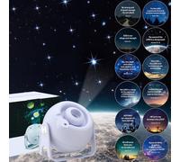 Proiettore di versi biblici - Proiettore galassia con 10 dischi intercambiabili per proiettare versi biblici su pareti o soffitti, regalo perfetto per la luce notturna