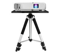 Proiettore estensibile Supporto for treppiede for proiettore Supporto for laptop regolabile Altezza regolabile da 20 pollici a 55 pollici con vassoio adatto for home theater in alluminio Supporto da p