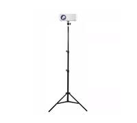 Proiettore estensibile Treppiede da pavimento Staffa for proiettore domestico Staffa triangolare telescopica da 6 mm senza fori for desktop da comodino Supporto da parete per proiettore(Grande)