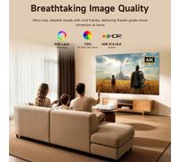 Proiettore ETOE Dolphin 2 Pro 1080p 800 Lumen 120" Laser RGB DLP Google TV Portatile