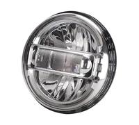 Proiettore Faro A LED Universale Da 5,75/7 Pollici E 90 W Motociclette Per Touring Per Softail Per Heritage Per Street Per Glide Anteriore Faro(7 inch Silver)