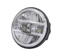 Proiettore Faro A LED Universale Da 5,75/7 Pollici E 90 W Motociclette Per Touring Per Softail Per Heritage Per Street Per Glide Anteriore Faro(5.75 inch Silver)