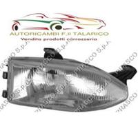 Faro proiettore anteriore destro per fiat palio strada 1997 al 2001 vetro liscio