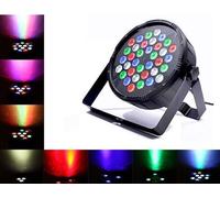 PROIETTORE FARO DMX 512 EFFETTO LUCE FLAT PAR LIGHT RGB W ALTA LUMINOSITA 36 LED