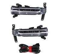 Proiettore Fendinebbia Luci 605000507AA 605000508AA Paraurti Anteriore Auto Con Luci Diurne A LED E Fendinebbia DRL Per Chery Per Tiggo 8 Pro Plus(A Pair With Wire)