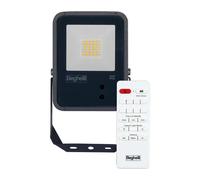 Beghelli 86169 Floodlight FL Dual Sensor Proiettori da Esterno, 20W Nero IP66 Sens 4K