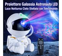 Proiettore Galassia Astronauta LED | Luce Notturna Cielo Stellato Telecomando