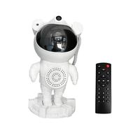 Proiettore galassia astronauta, luce notturna stellata con timer, musica Bluetooth, telecomando regolabile a 360°, proiettore spaziale per camera da letto, bambini, adulti, decorazione per la stanza