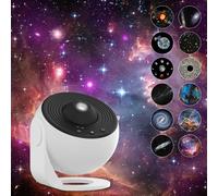 Proiettore Galaxy con luce notturna a LED Proiettore cielo stellato 360 ° Ruota la lampada notturna del planetario per il regalo decorativo dei bambini della stanza