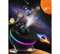 Proiettore Galaxy - Proiettore planetario stella 13 in 1 - Proiettore solare per camera da letto dei bambini - Luce notturna realistica del cielo stellato con timer, meteora dinamica, effetti di