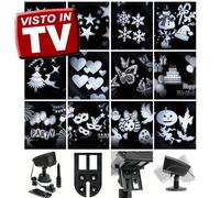 PROIETTORE GARDEN LED OSCAR 12 SOGGETTI INTERCAMBIABILI OSCAR-LEDX42759 TECNO-NATALE