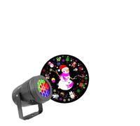 Proiettore Gobo 16 moi LED proiettore natalizio lampada rotante vacanza all'aperto impermeabile decorazi natalizie fiocco di neve luci for feste
