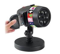 Proiettore Gobo Natale Halloween Proiettore Luce Finestra Giardino Prato Protto Lampada d'atmosfera Discoteca Luci notturne di Natale Decorazi for la casa