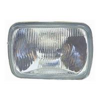 Faro H4 bilaterale con luce di posizione senza cornice per Piaggio Porter