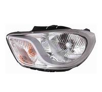 Depo Auto Parts Faro anteriore Hyundai i10 11-12 H4 parabola cromata c/motore elettrico SX