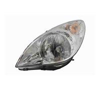 Faro proiettore H4 con motorino passeggero dx per Hyundai i20 2009-2012