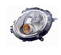 Faro proiettore H4 freccia arancio sx per Mini 11/2006-8/2013