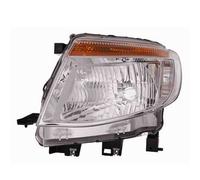 FARO FANALE PROIETTORE SX H4 PER FORD RANGER 2012>2016 PARABOLA CROMATA