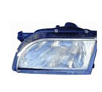 Faro proiettore H4 regolazione elettrica dx per Ford Transit 1996-3/2000