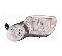 Proiettore H4-h7 Con Motore Elettrico Per Skoda Yeti Lato Dx 2009/10-2013/09 Dx