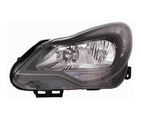 Faro Fanale Anteriore per Opel Corsa 2011-2014 Parabola Nera Sinistro