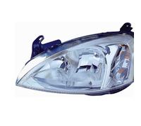 Proiettore H7/h7 C/motorino Elettrico Per Opel Corsa Lato Sx 2002/07-2003/07 Sx