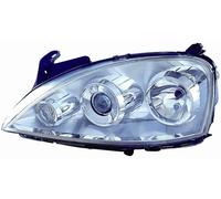 Proiettore H7/H7 Elettrico Senza Motore Per OPEL CORSA Lato Sx 2003-2006 SX